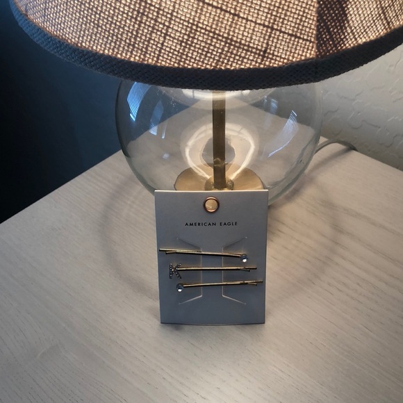 Gold American Eagle hair pins three - Picture 2 of 5